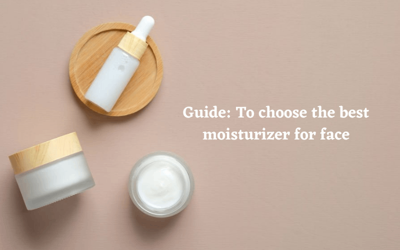 moisturizers for face are on table 