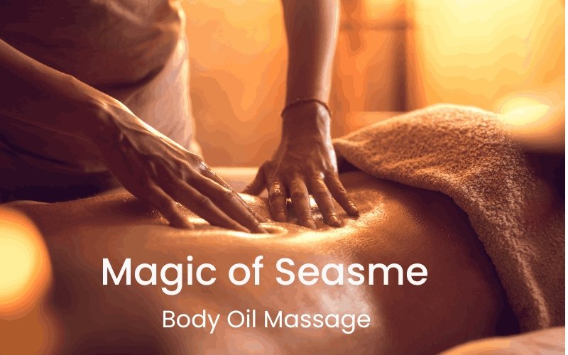 Sesame Body Massage Oil from Ancient India - Blue Nectar Ayurved