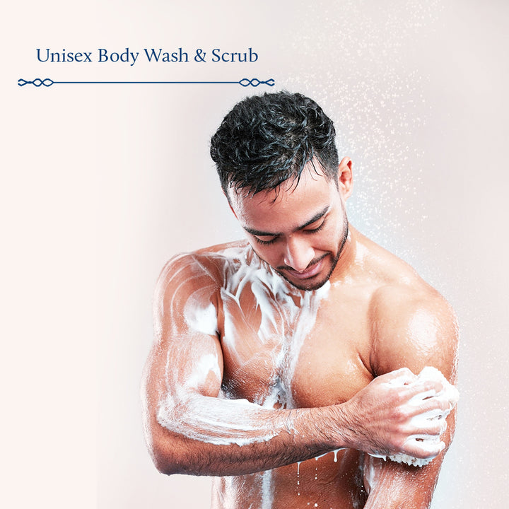 Unisex body wash & scrub