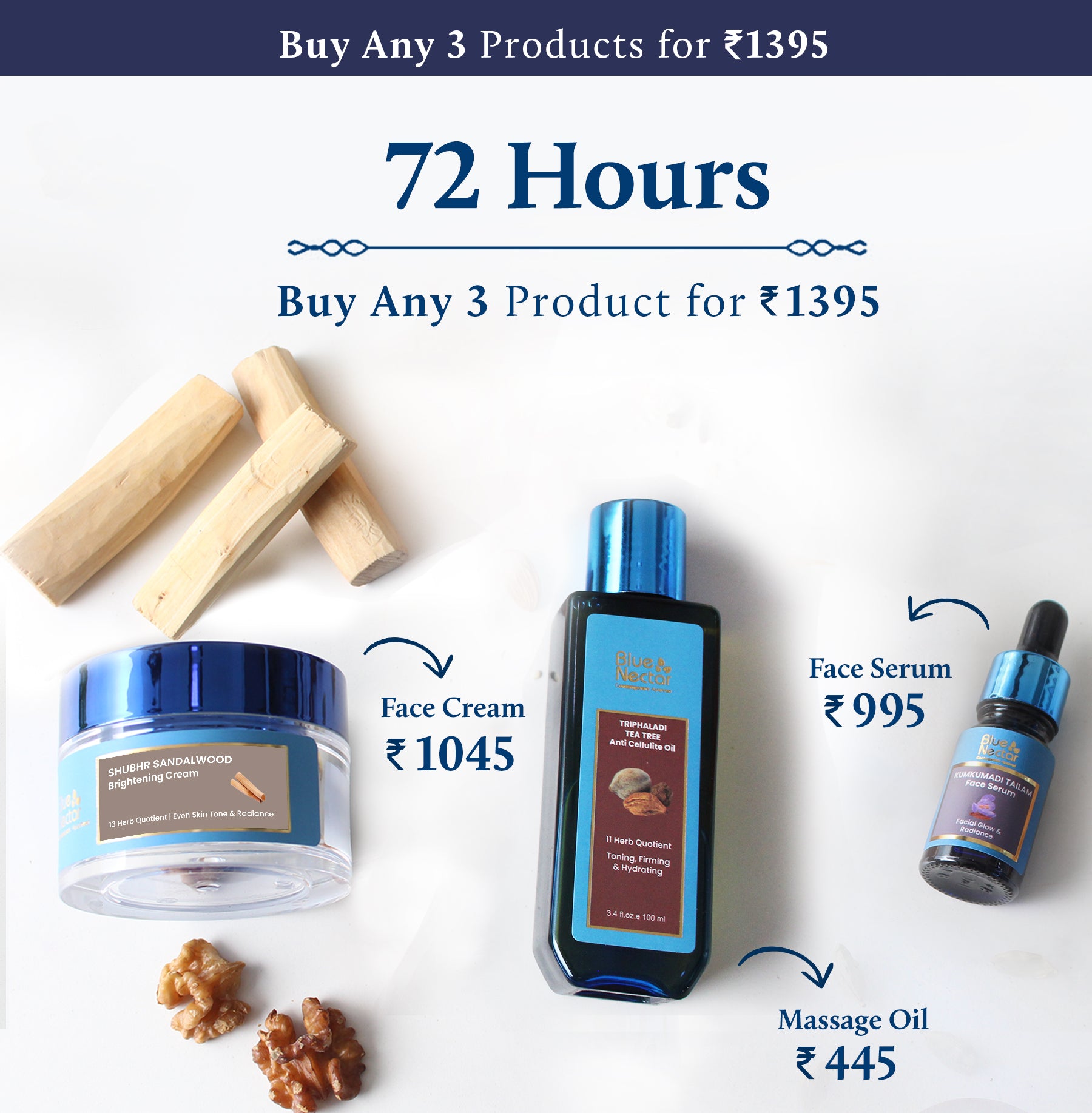 Blue Nectar Ayurvedic Products for Naturally Beautiful Skin