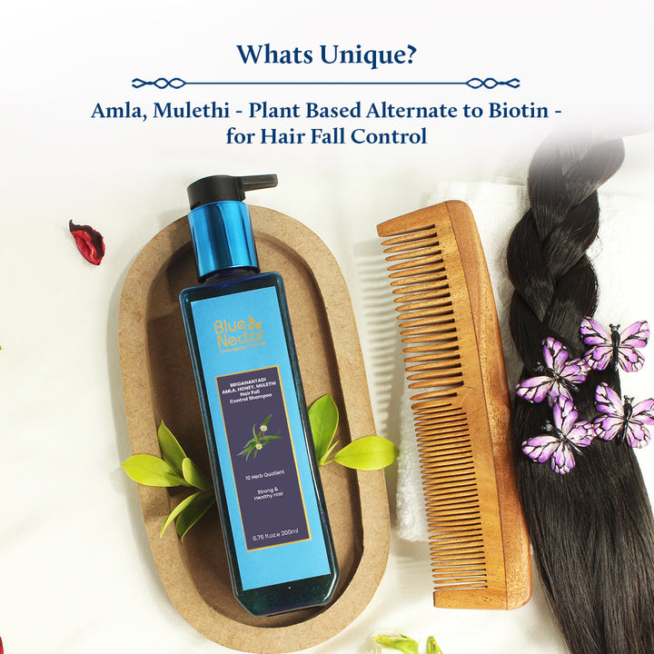 Ayurvedic shampoo for hair fall control